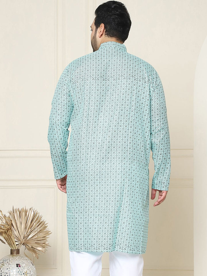 SOJANYA PLUS Motif Etnik Bercetak Kurta