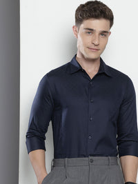 The Indian Garage Co. X Luxe Slim Fit Printed Formal Shirt