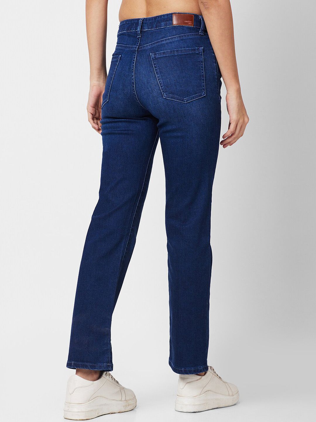 SPYKAR Women Straight Fit Heavy Fade Cotton Jeans