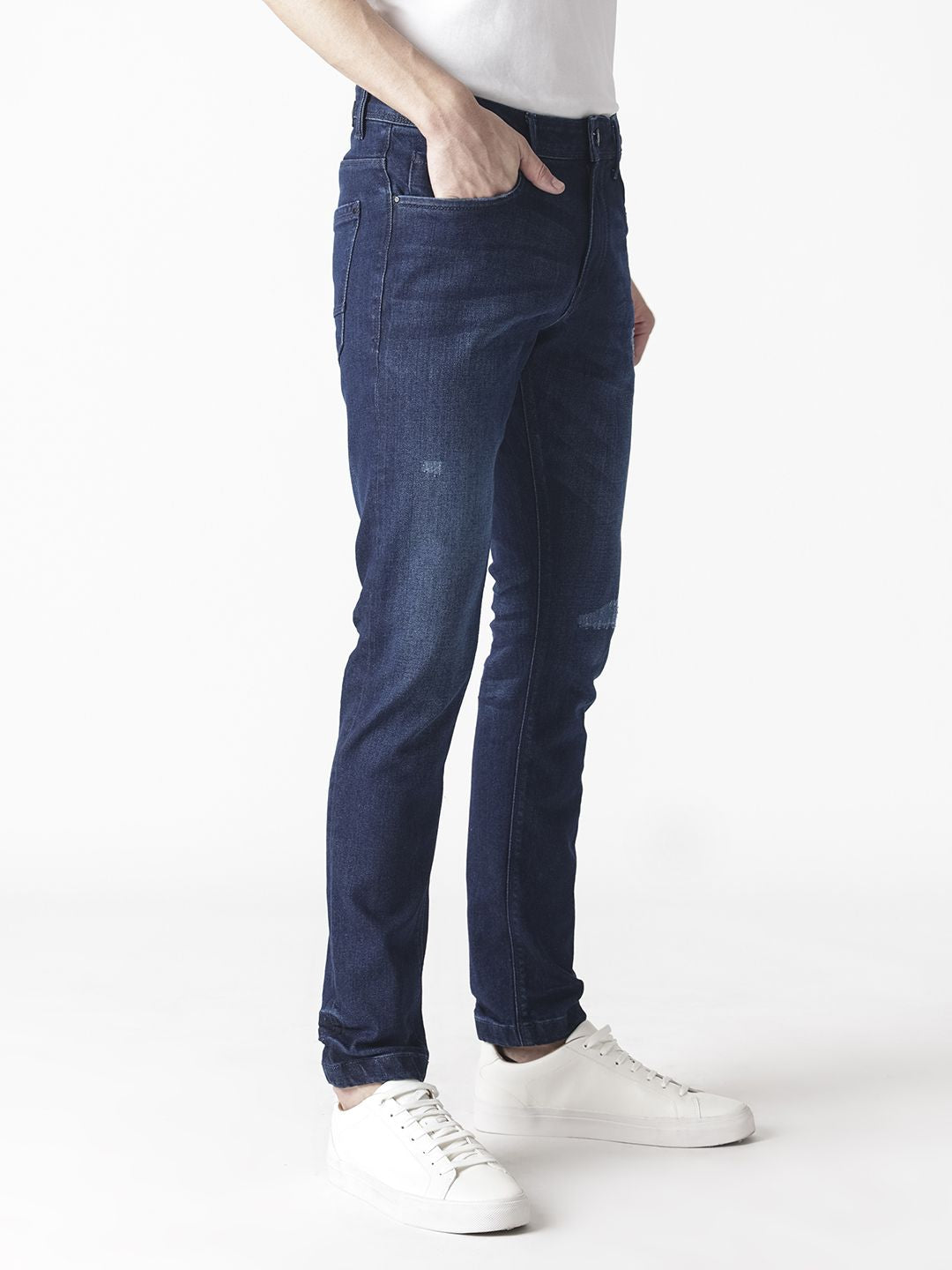 RARE RABBIT Men Movado Mid-Rise Slim Fit Jeans