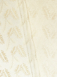 Story@home Cream-Coloured Set of 2 Floral Room Darkening Door Curtain