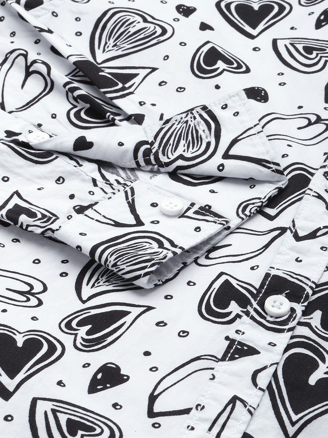 The Indian Garage Co Smart Slim Fit Opaque Printed Casual Shirt