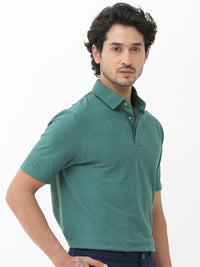 RARE RABBIT Men Gesset-2 Regular Fit Polo Collar Cotton T-Shirt