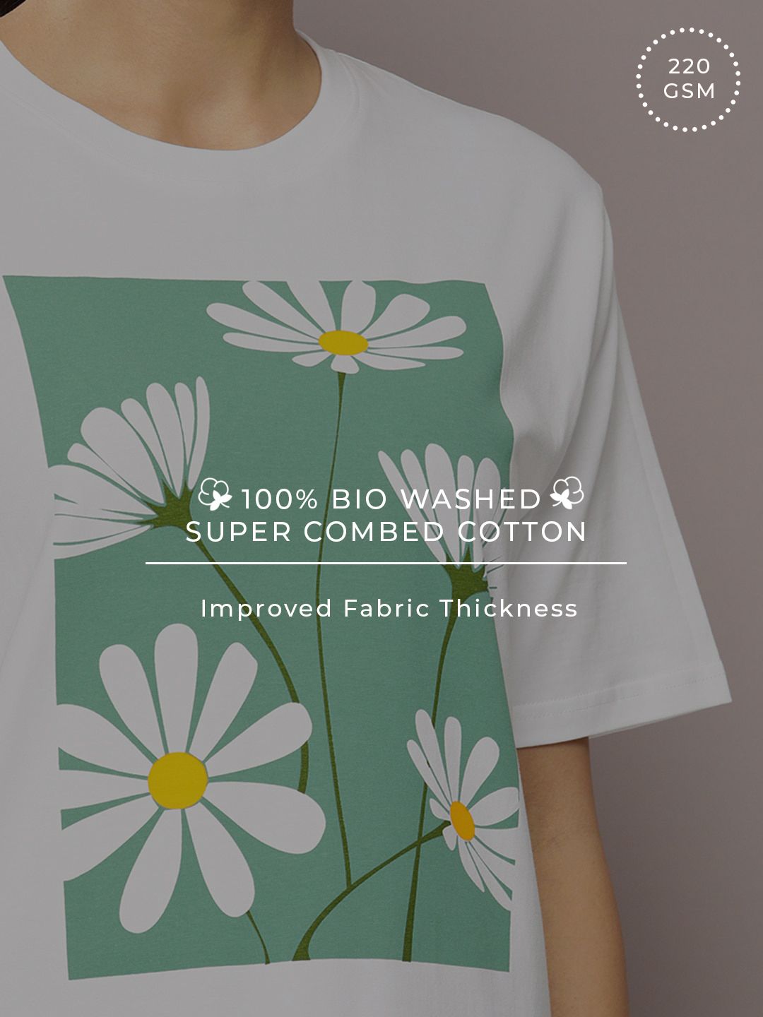 DILLINGER Graphic Printed Oversized Pure Cotton T-Shirt