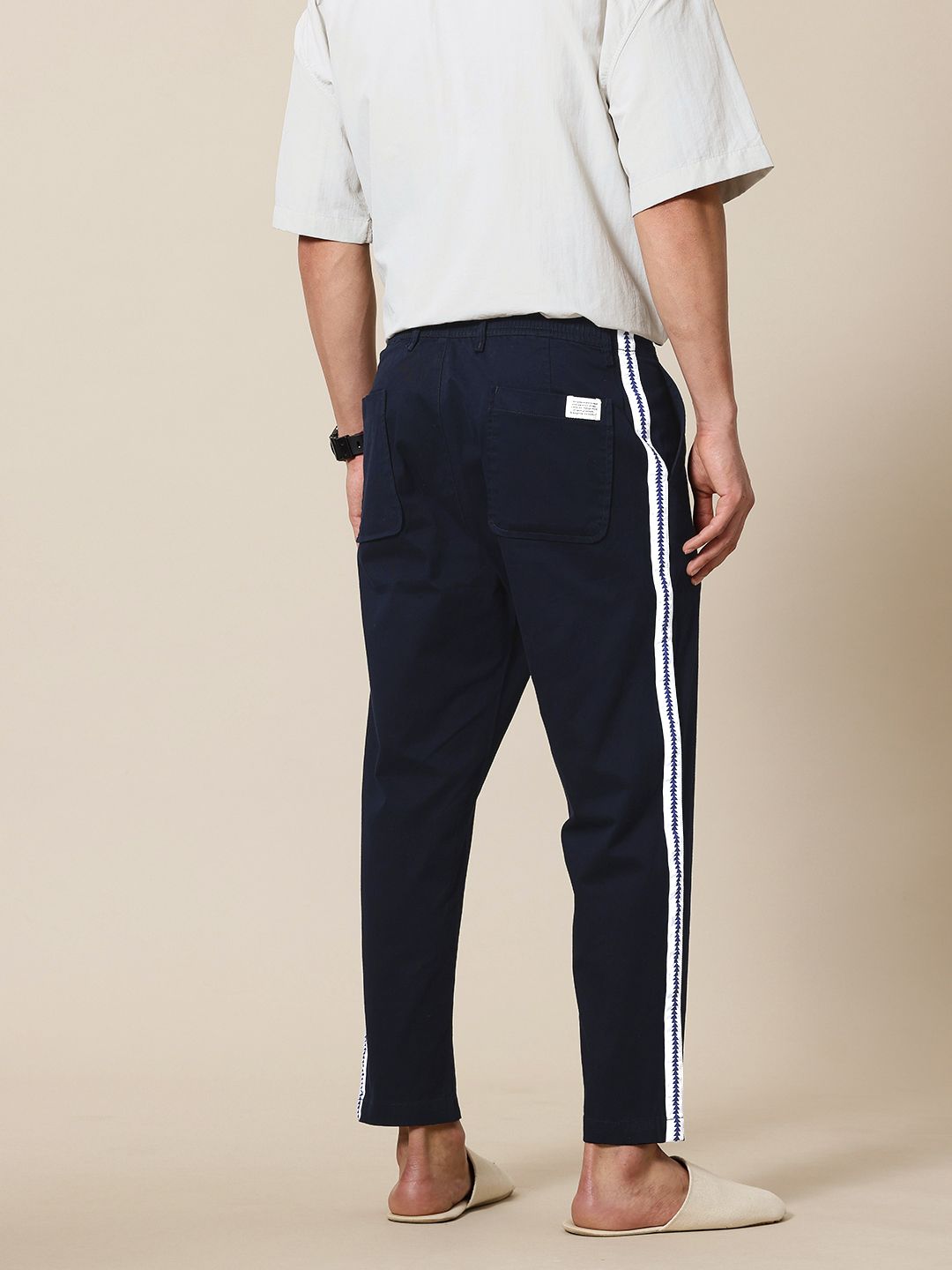 Mr Bowerbird Men Liberal Fit Trousers