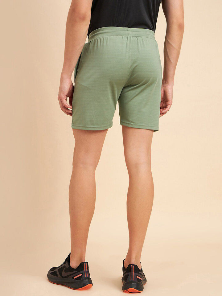 Sweet Dreams Men Green Mid-Rise Cotton Shorts