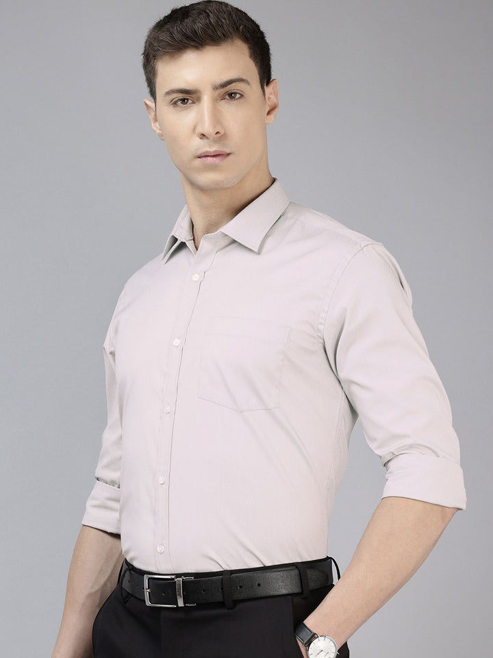 Park Avenue Textured Slim Fit Formal Shirt