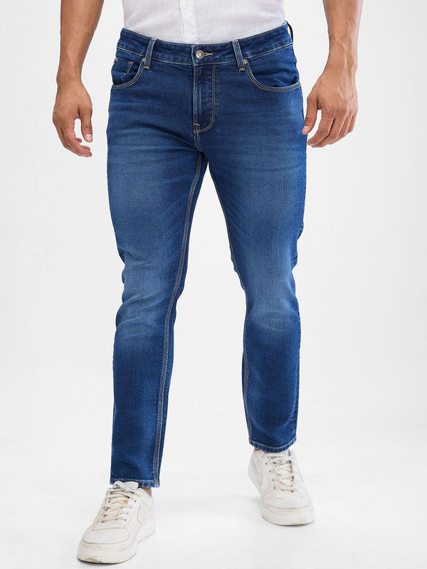 Spykar Men Slim Fit Light Fade Clean Look Jeans Regingable