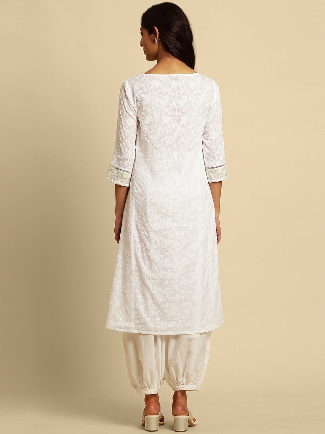 W Straight Cotton Kurta