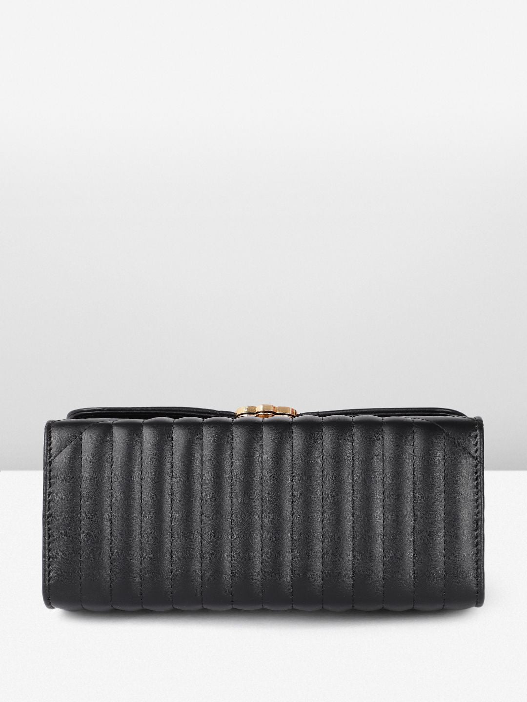 DressBerry Quilted Structured Shoulder Bag