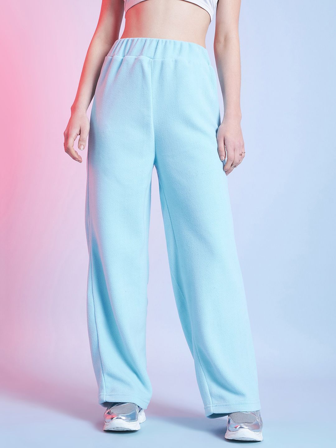 STREET 9 BASICS Women Relaxed Wide Leg Loose Fit Trousers