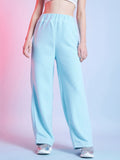 STREET 9 BASICS Women Relaxed Wide Leg Loose Fit Trousers