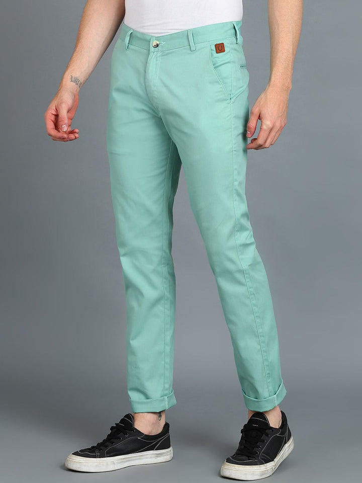 Urbano Fashion Men Slim Fit Easy Wash Cotton Chinos