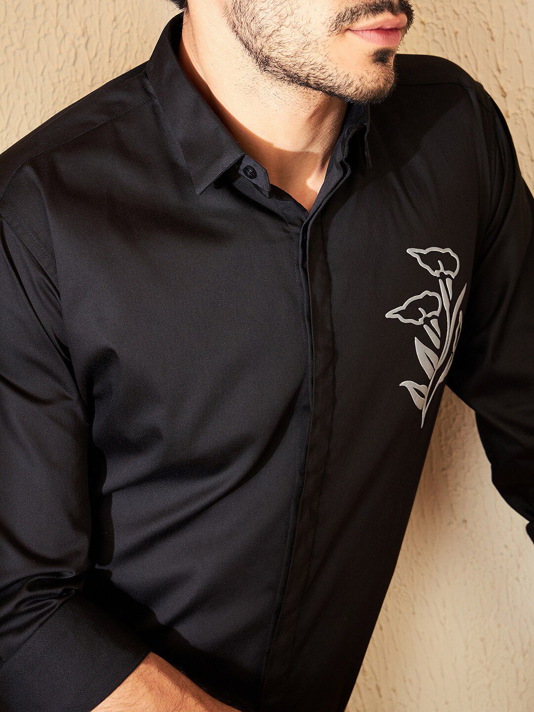 DENNISON Smart Floral Printed Casual Shirt