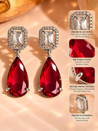 PANASH Teardrop Shaped Drop Earrings