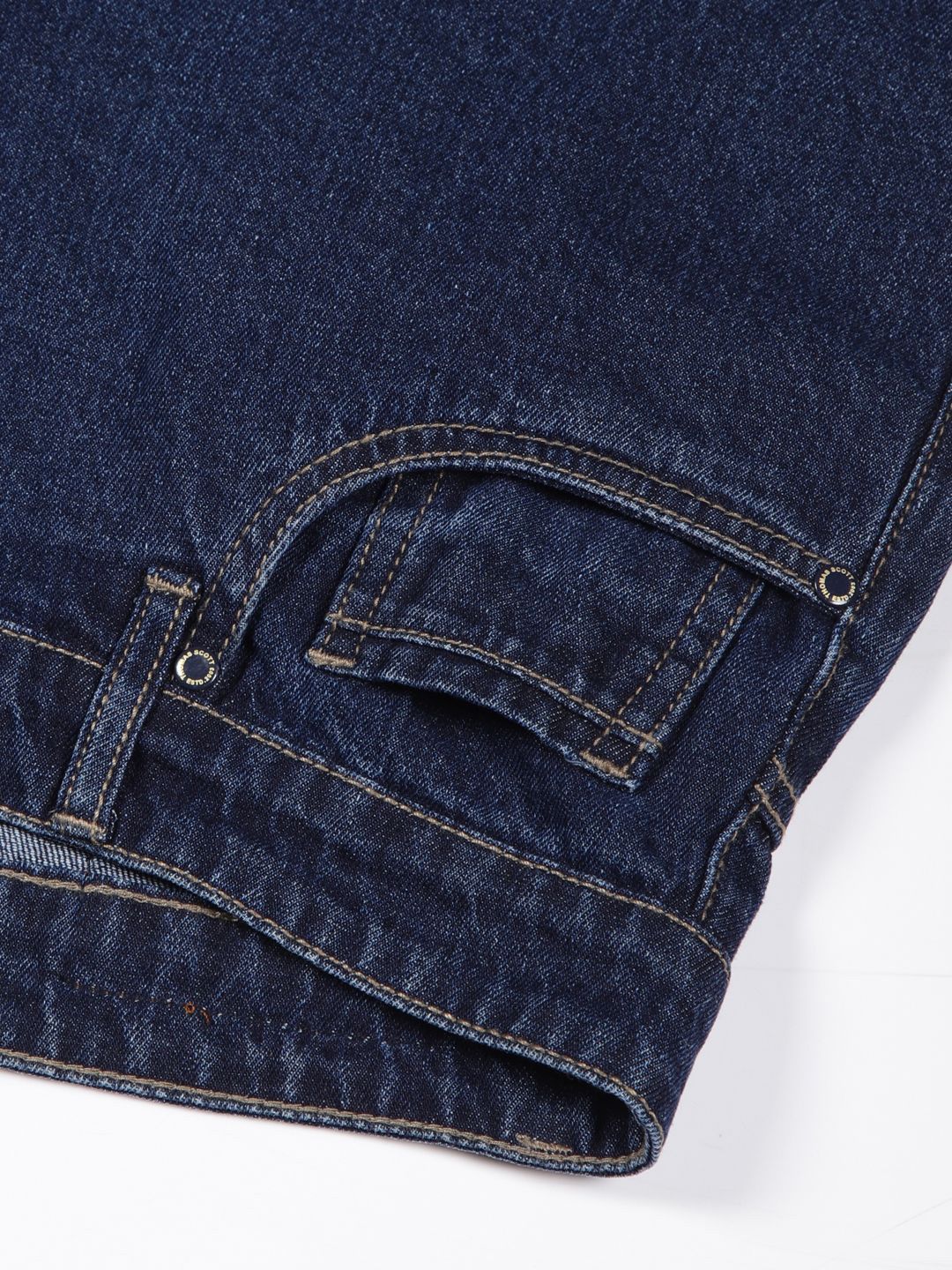 Thomas Scott Men Smart Relaxed Fit Mid-Rise Pure Cotton Jeans