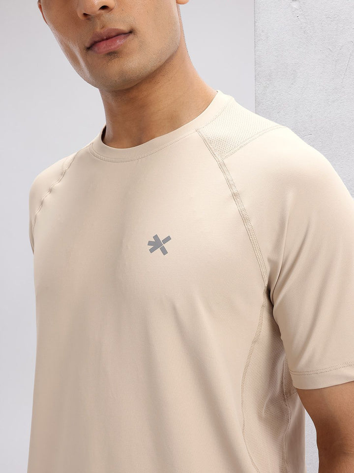 HRX by Hrithik Roshan Mesh Panel Back Rapid-Dry Training T-shirt