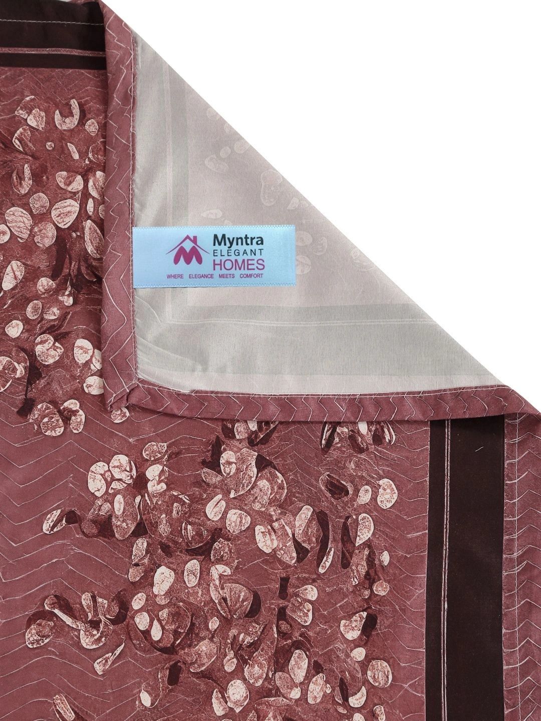 Myntra Elegant Homes Rust 400 TC King Bedsheet with 2 Pillow Covers