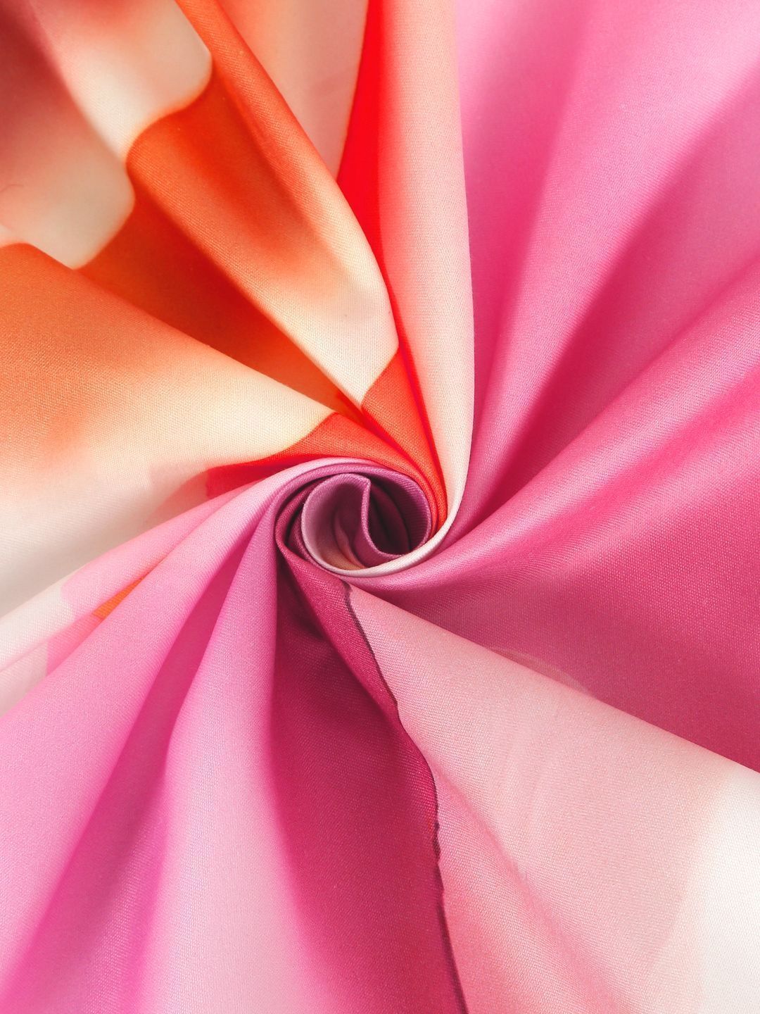 Pink Cartoon Printed Flat 7D 400 TC King Size Superfine Bedsheet With 2 Pillow Cover