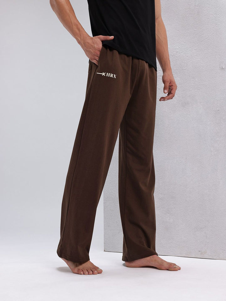 HRX by Hrithik Roshan Men Typography Print Mid-Rise Yoga Track Pants
