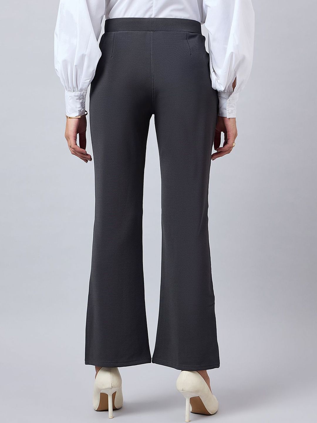 Style Quotient Women Smart Flared Bootcut Trousers