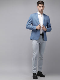Park Avenue Super Slim Fit Solid Single Breasted Formal Blazer