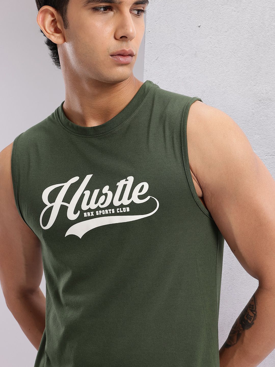 HRX by Hrithik Roshan Typography Printed T-shirt
