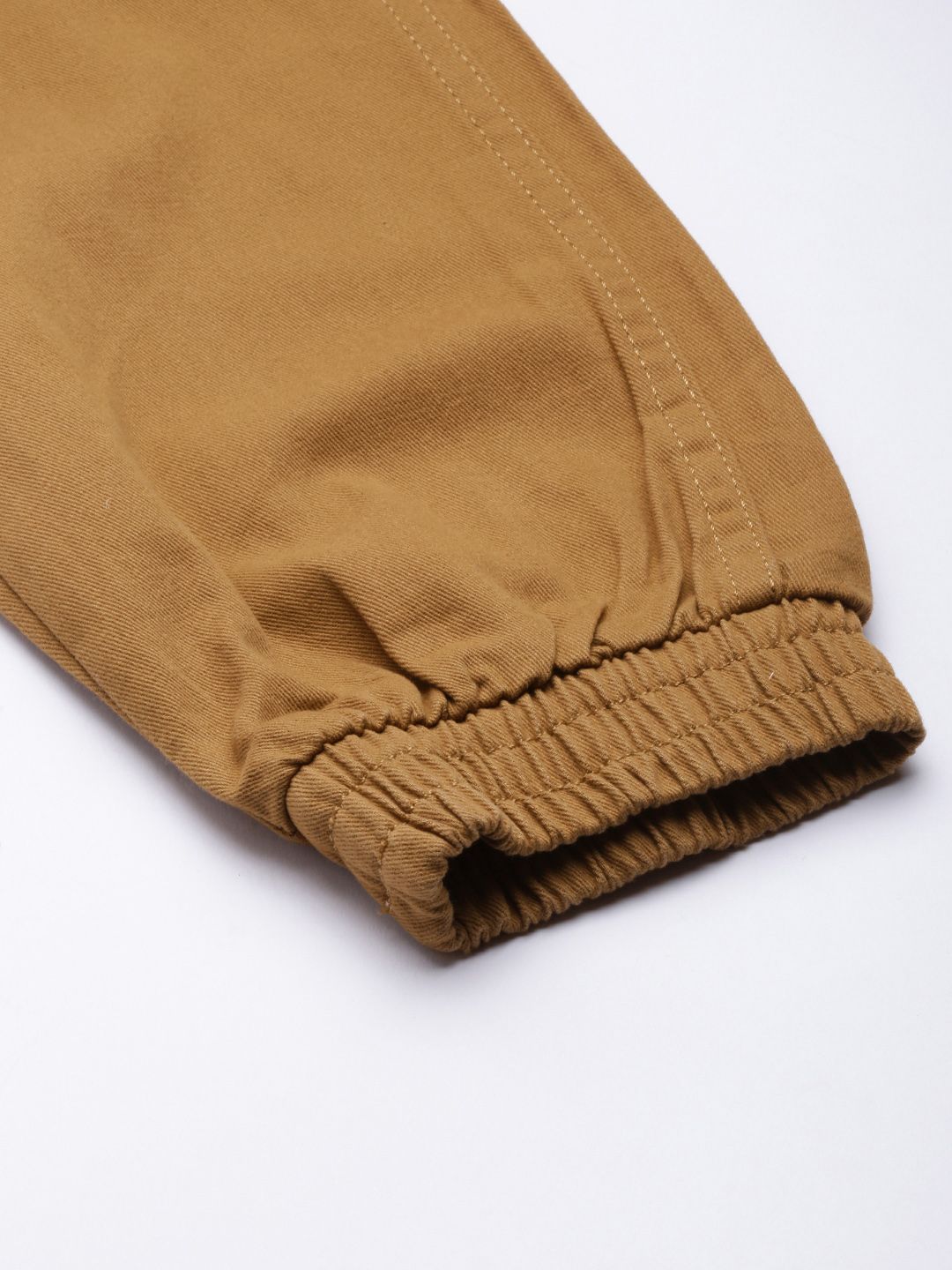 The Indian Garage Co Men Khaki Joggers Trousers