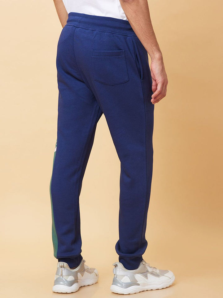 Being Human Men Colorblocked Mid Rise Joggers