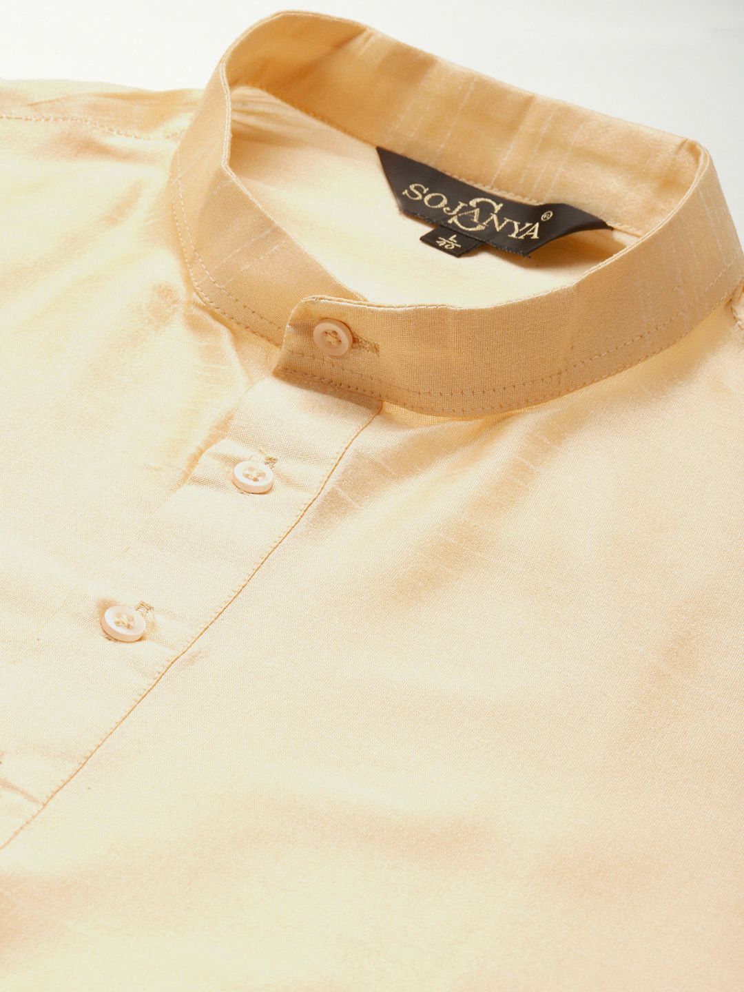 SOJANYA Men Kurta with Churidar & Woven Design Nehru Jacket