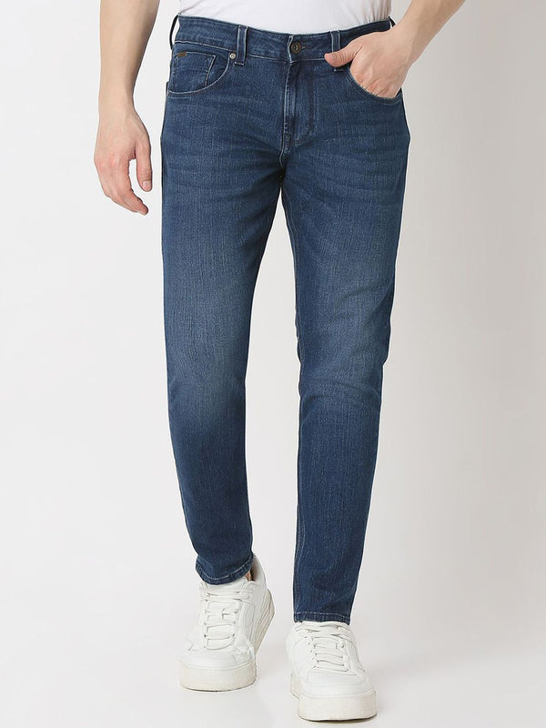 SPYKAR Men Mid-Rise Slim Fit Light Fade Jeans