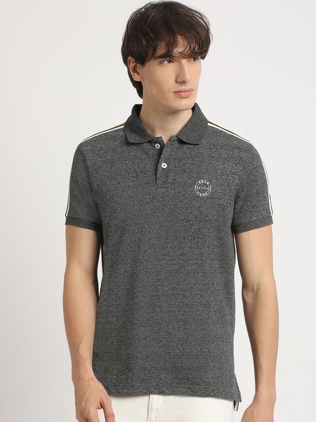 THE BEAR HOUSE Slim Fit Polo Collar T-shirt