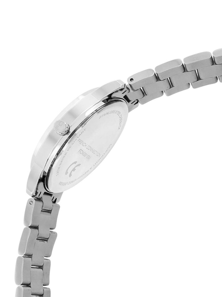 French Connection Men Dial & Stainless Steel Bracelet Style Straps Analogue Watch FCN091SM