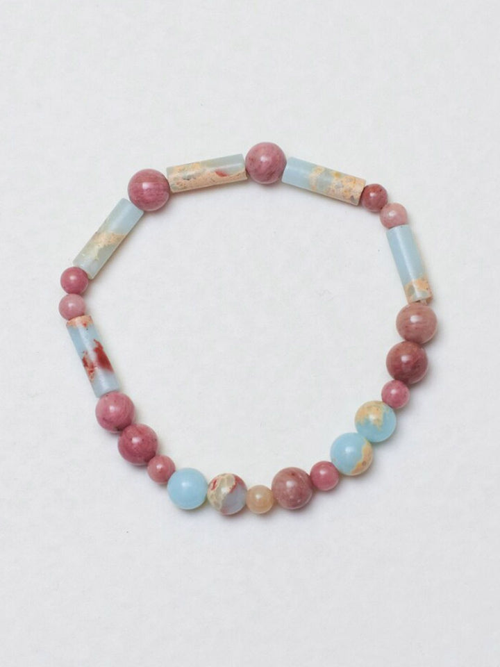 Gelang band manik kristal asin