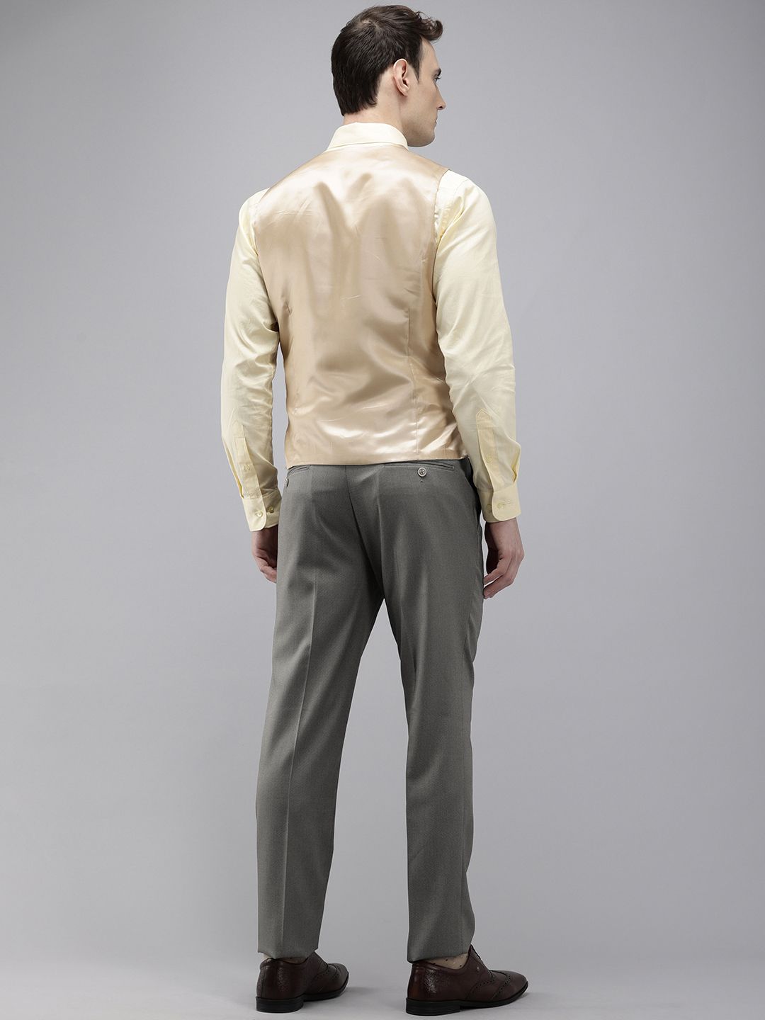 Park Avenue Single Breasted Slim Fit 3-Piece Party Wear Suit