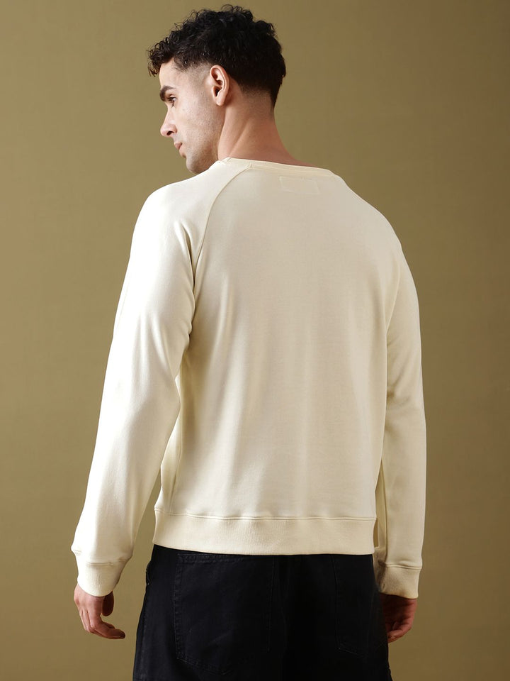 DILLINGER Men Solid Ultra Soft Drapey Cotton Raglan T-Shirt