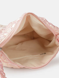 DressBerry Quilted Shoulder Bag with Iridescent Finish