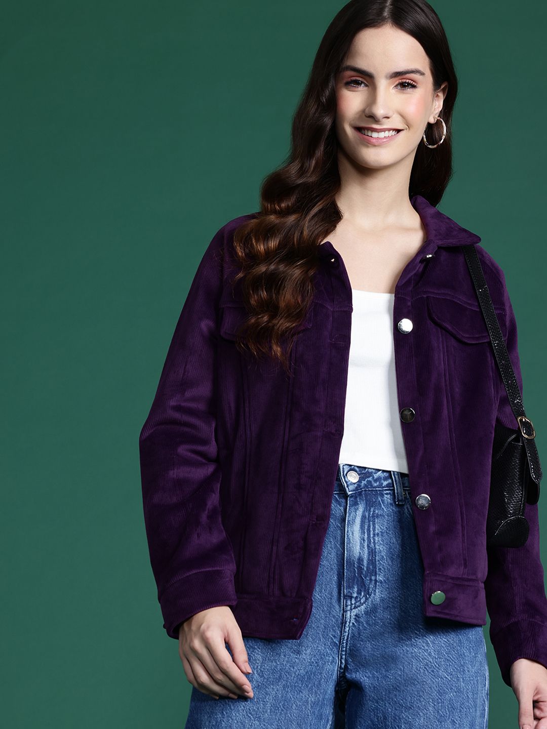 DressBerry Corduroy Tailored Jacket