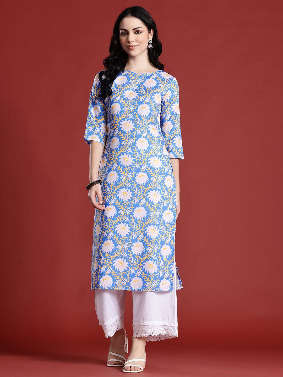 Anouk Women Floral Printed Kurta