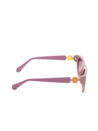 IRUS by IDEE Women Oval Sunglasses with UV Protected Lens IRS1349C4SG
