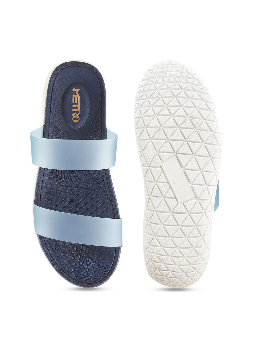 Metro Women Blue Sandals