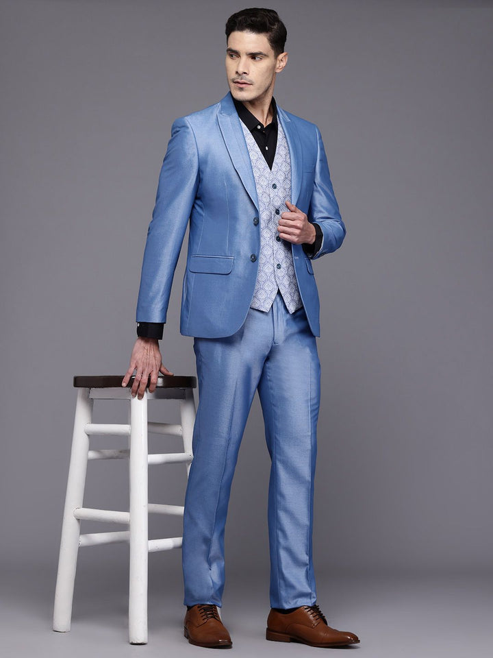 Raymond 3-Piece Single-Breasted Contemporary-Fit Party Suit