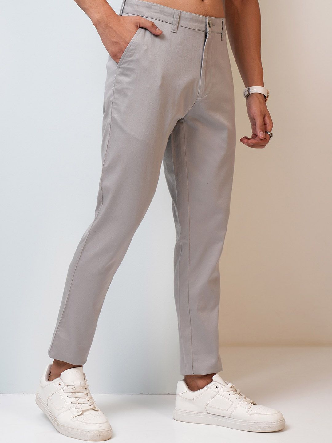 HIGHLANDER Premium Satin Chino Trousers