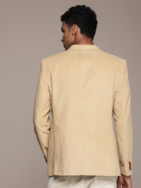 Mr Bowerbird Pure Cotton Corduroy Single-Breasted Tailored Fit Blazers