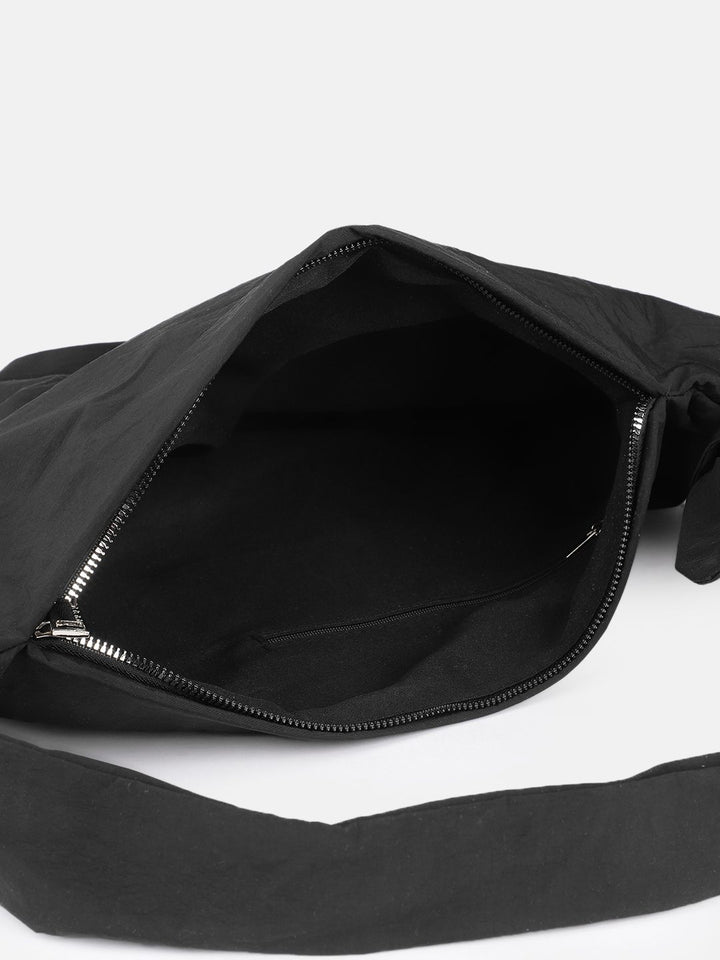 DressBerry Structured Shoulder Bag with Bow Detail
