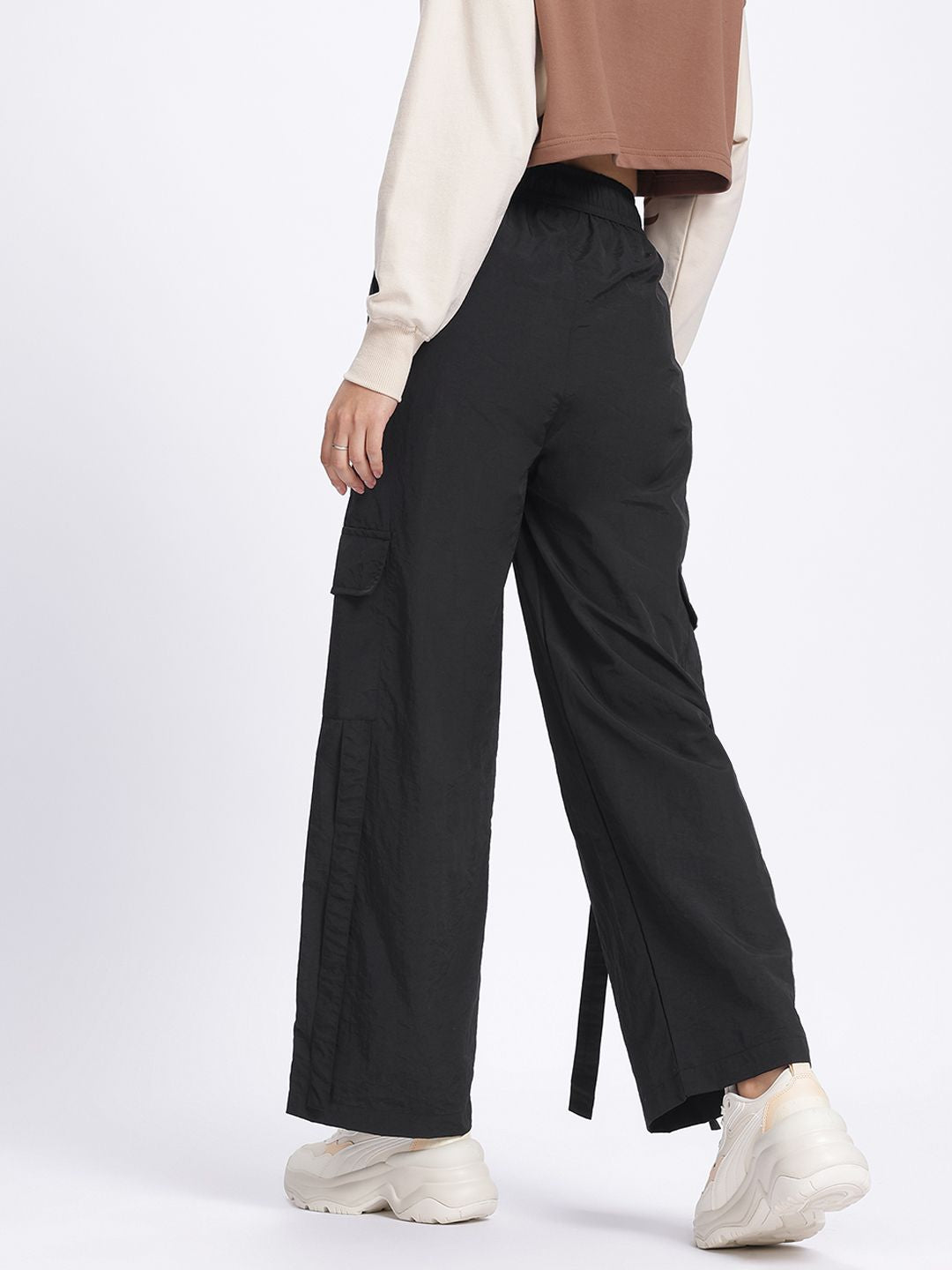 DressBerry Women Everyday Utility Cargo-Style Trousers