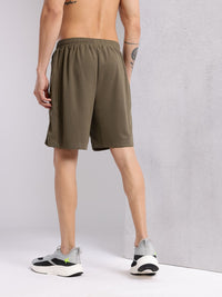 HRX by Hrithik Roshan Men Brand Logo Printed Mid-Rise Rapid-Dry Training Shorts