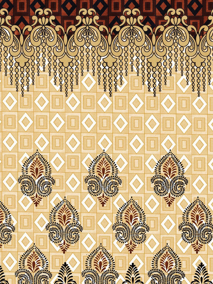 Story@home Bronze-Toned & Black 2 Pieces Ethnic Motifs Door Curtain