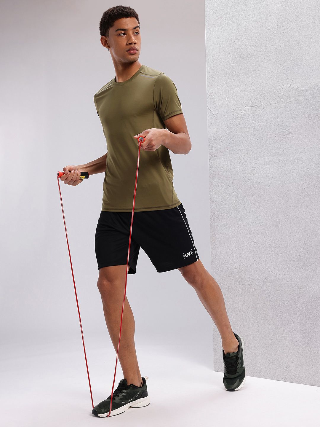 HRX by Hrithik Roshan Men Printed Rapid-Dry Training T-shirt