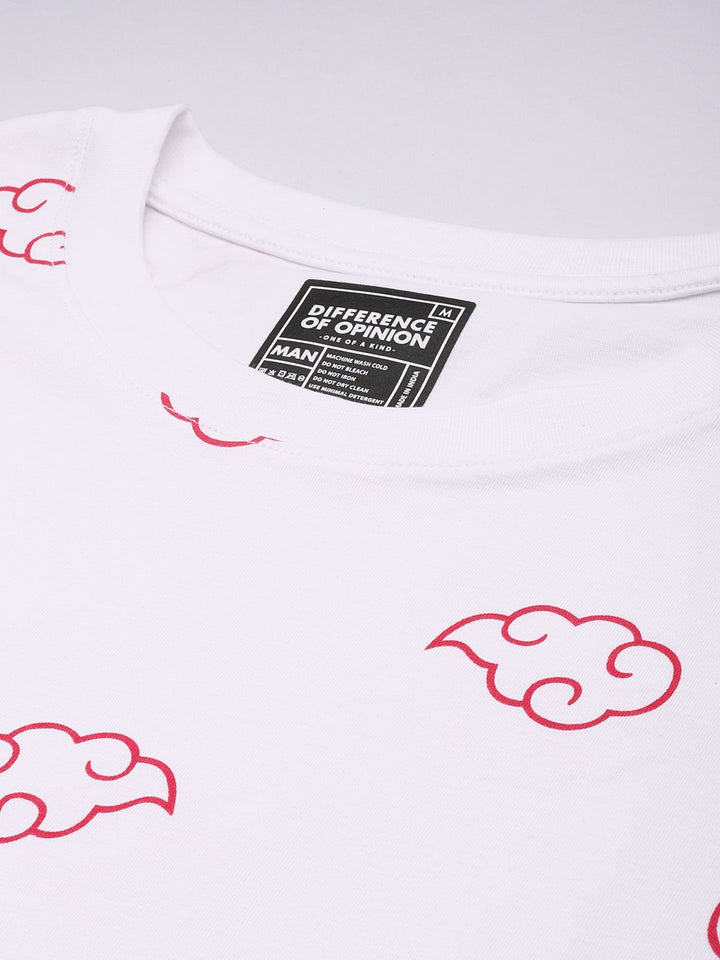 Difference of Opinion Men Printed Drop-Shoulder Sleeves Oversized Pure Cotton T-shirt